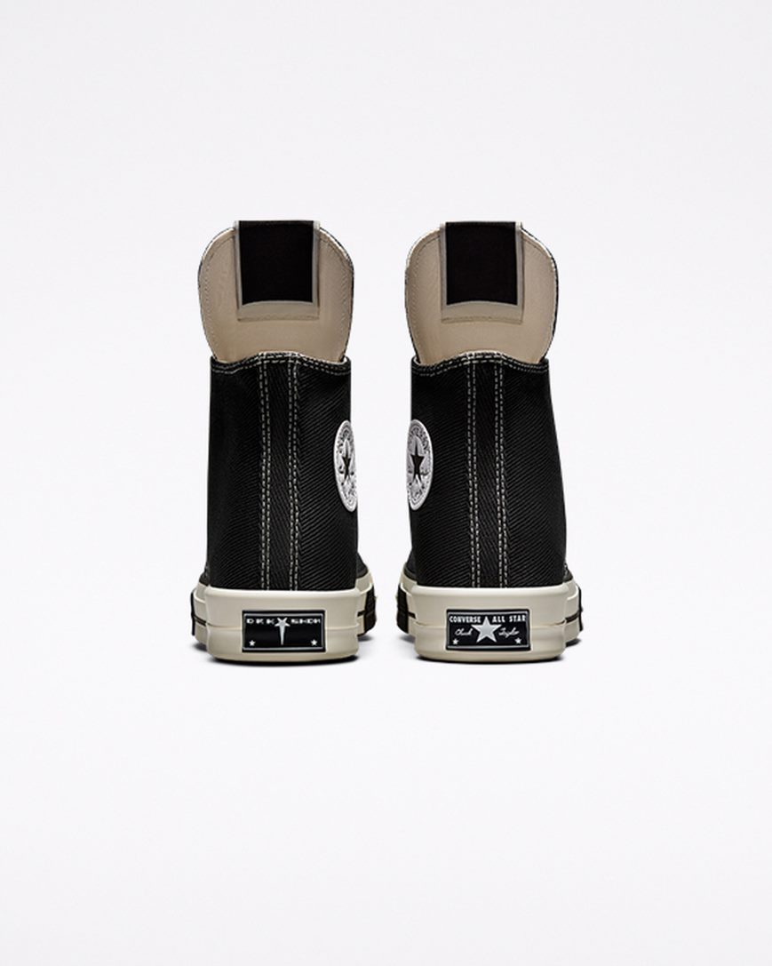 Men's Converse x DRKSHDW DRKSTAR Chuck 70 High Top Shoes Black | AU 15C03V